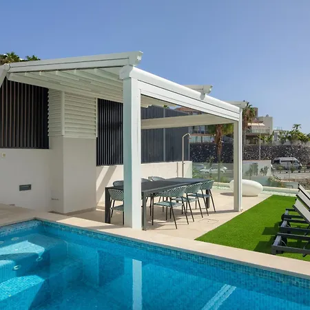 Villa E With Priv, Heated Pool, Ocean View The View Tenerife *