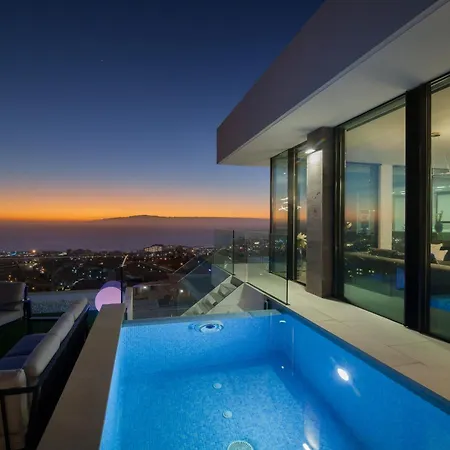 E With Priv, Heated Pool, Ocean View The View Tenerife Villa