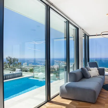 Villa E With Priv, Heated Pool, Ocean View The View Tenerife